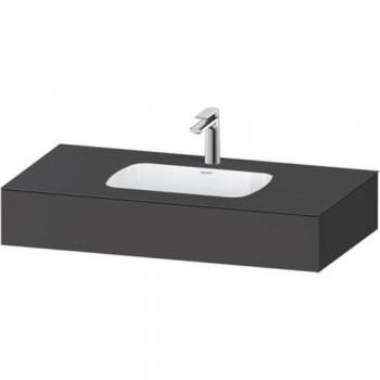 Lavabo Qatego de Duravit con Consola – 1000×550×170 mm, acabado grafito mate