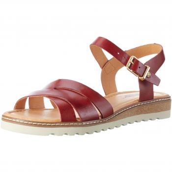 Pikolinos Damen Sandalen Alcudia W1L, Rot, Keilabsatz