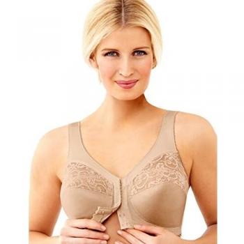 Glamorise MagicLift Front-Closure Bra in Pink 52-G for Women