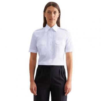 Seidensticker Bluse mit 1/2 Kragen Uni