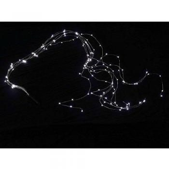 Guirlande LED blanches 200 lumières, fil de cuivre 2 mètres, IP44, GIOCOPLAST