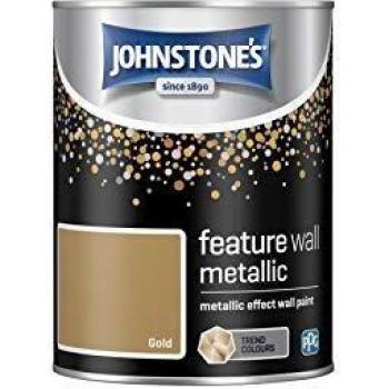 Johnstone's 1.25L Gold Metallic Finish Paint