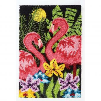 Nuit Rieuse : Ensemble Crochets + Toile Artistique 69×102 cm