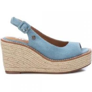 Sandalia Xti 142789 Azul con Cuña de 9cm
