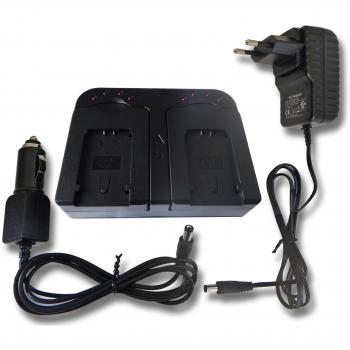 Chargeur vhbw pour batteries JVC Everio GZ-MS210SEU, GZ-MS215, GZ-MS215AEU, GZ-MS215BEU