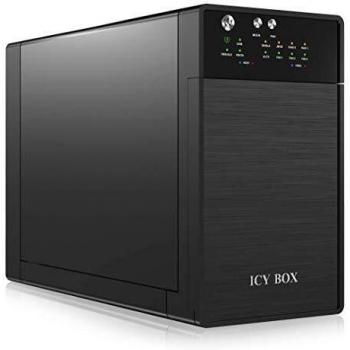 ICY BOX IB-RD3620SU3 2fach RAID System Gehäuse für 3,5 SATA HDD > USB