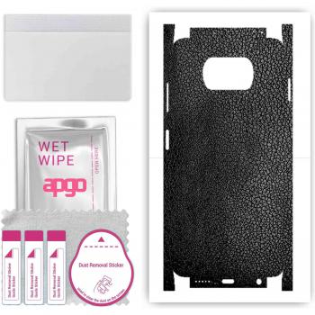 Vinilo protector apgo para Xiaomi Poco X3, autocolante completo, diseño piel negra