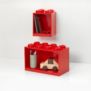 LEGO Red Brick Shelf Organizer
