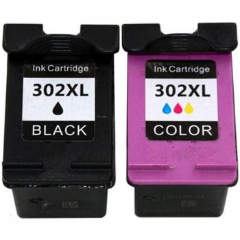 Doree Cartuchos de Tinta HP 302XL BK y CMY