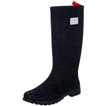GOSCH SHOES Damen Microfaser Gummistiefel mit Motiv 71091-345 in Grün (Größe 40)
