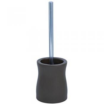 Support brosse WC céramique chocolat Palma