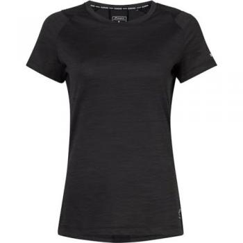 Energetics Laufshirt Da.-T-Shirt Evii SS W MELANGE/BLACK/BLACK