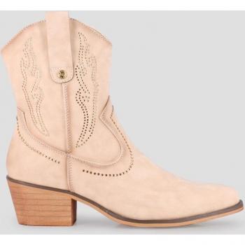 Botines de tacón de mujer beige en sintético 81279: Blogger VIVIENNE