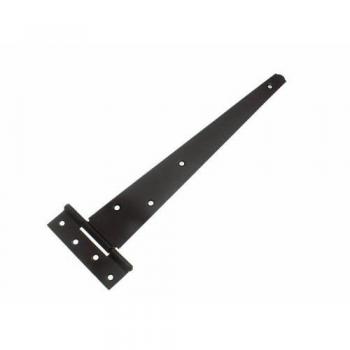 Gate Door Tee Hinge 14 Inch Black + Screws