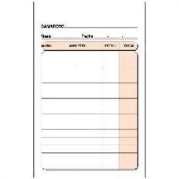 Marino 134091 89/3 Triplicate Receipt Sheet