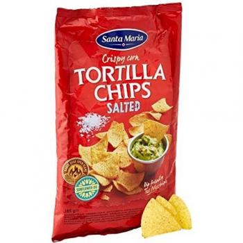 Santa Maria Nachos Tortilla Chips con Sal 185g