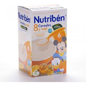 Nutribén 8 cereales miel y bífidus 600g