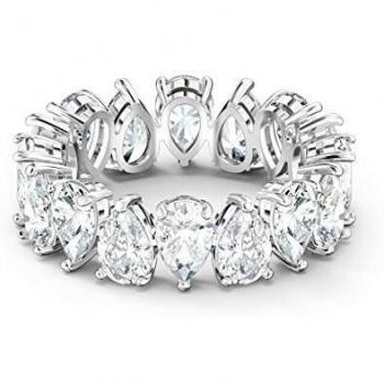 Bague Vittore Swarovski, taille goutte, plaquée rhodium