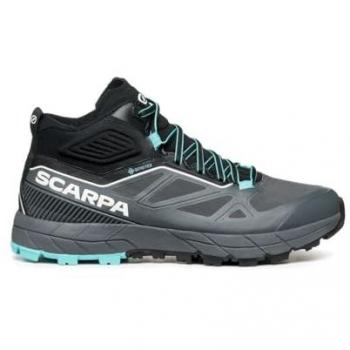 Scarpa Women’s Rapid Mid GTX Vandringskängor Dam, Schwarz/Grün, Größe 42