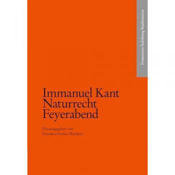 Immanuel Kant: Naturrecht Feyerabend