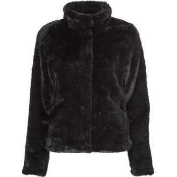 ONLY Regular Fit Fellmantel Newvida, Schwarz, XS Damen