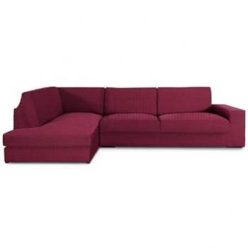 Funda de sofá jaz chaise longue con respaldo izquierda bielástica burdeos 350