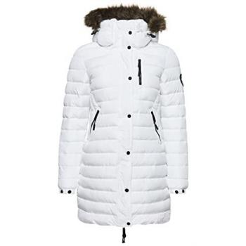 Superdry Super Fuji I Damen Winterjacke Weiß – M
