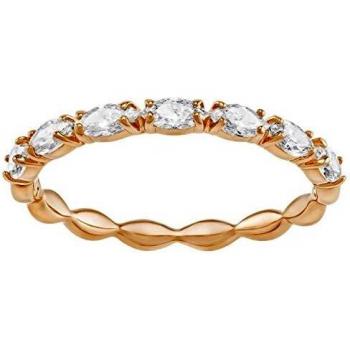 Bague Marquise Dorée Rose Swarovski