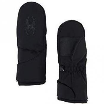 Spyder Kids Mini-Cubby Ski-Mitten – Schwarz/Polar, Größe Medium