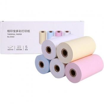 5 Rolls of Strong Adhesive Thermal Labels 57mm x 30mm for A6 Printer