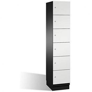 Armadio a scomparti C+P con porte in acciaio