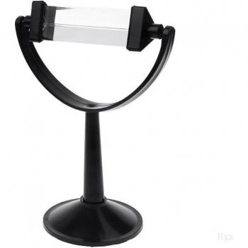 Optisches Dreiecks Prisma mit Ständer zur Demonstration des Lichtspektrums
