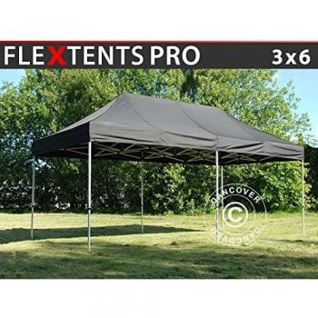Gazebo Pro Pieghevole 3x6m Nero – Rapid FLEXTENTS