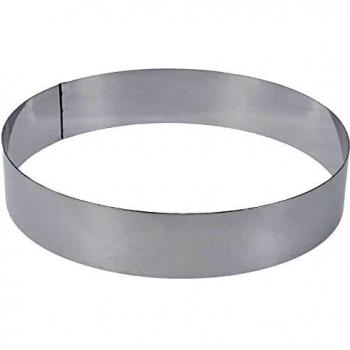 DE BUYER Cercle Collectivité Inox 45 cm Ø24