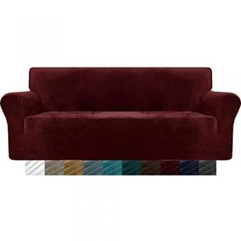 MAXIJIN Thick Velvet Sofa Cover 3 Seater