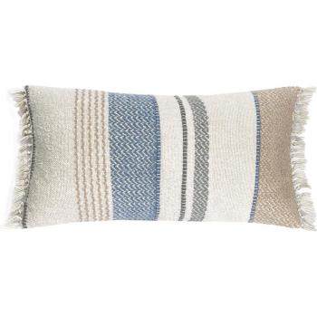 Multicolor Coastal Boucle Cushion