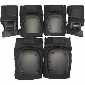 Patinador Integral Negro 6 piezas