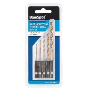 TITANIUM 1/4” Inbus Boren Set (5 stuks) voor Impact