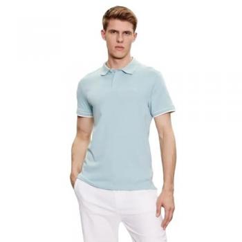 Guess Polo Logo Clásico Bordado Hombre