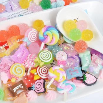 Accesorios de Resina Kawaii para Teléfono y Peinados (10-50)