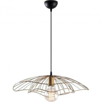 Lámpara colgante de metal dorado COTECOSY D.50 x H.110 a 300 cm
