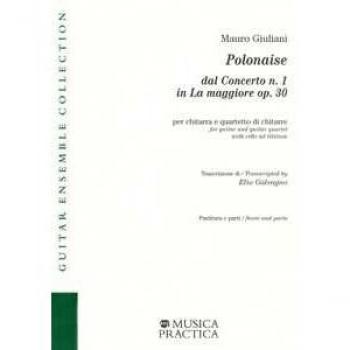 Polonaise dal Concerto n. 1 in La maggiore op. 30 per chitarra e quartetto di chitarre Mauro Giuliani