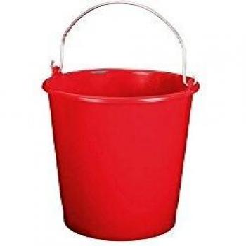 Seau 10 L gradué rouge