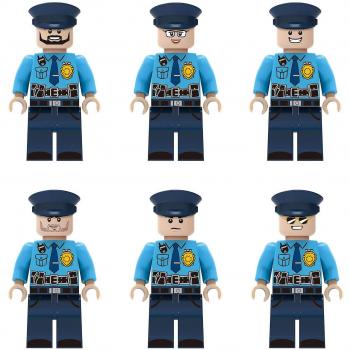 Juguete de Construcción Policía Urbana 6 Piezas