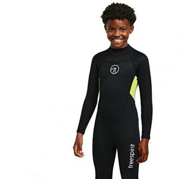 Freespirit Kids' FL Wetsuit, Black