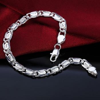 Cadena Lisa Pulsera Universal 925