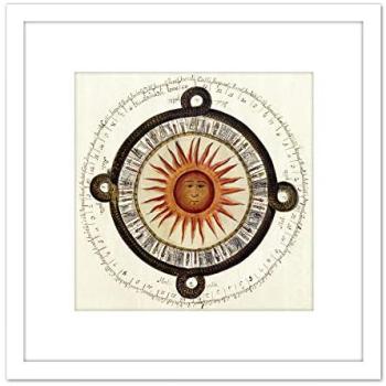 Artery8 Leon Y Gama Solar Diagram – 8x8” White Mount