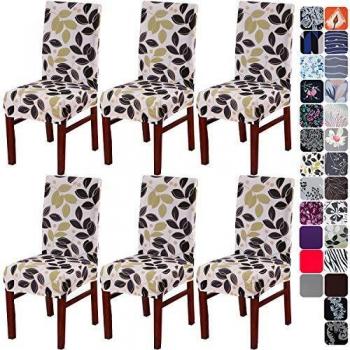 Elastic Lounge Seat Covers – 6 Piece Set