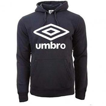 Umbro 12 yr. Dual‑Color Logo Hoodie – Dark Navy / White