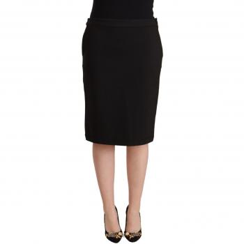 Gianfranco Ferré Black Midi Pencil Skirt